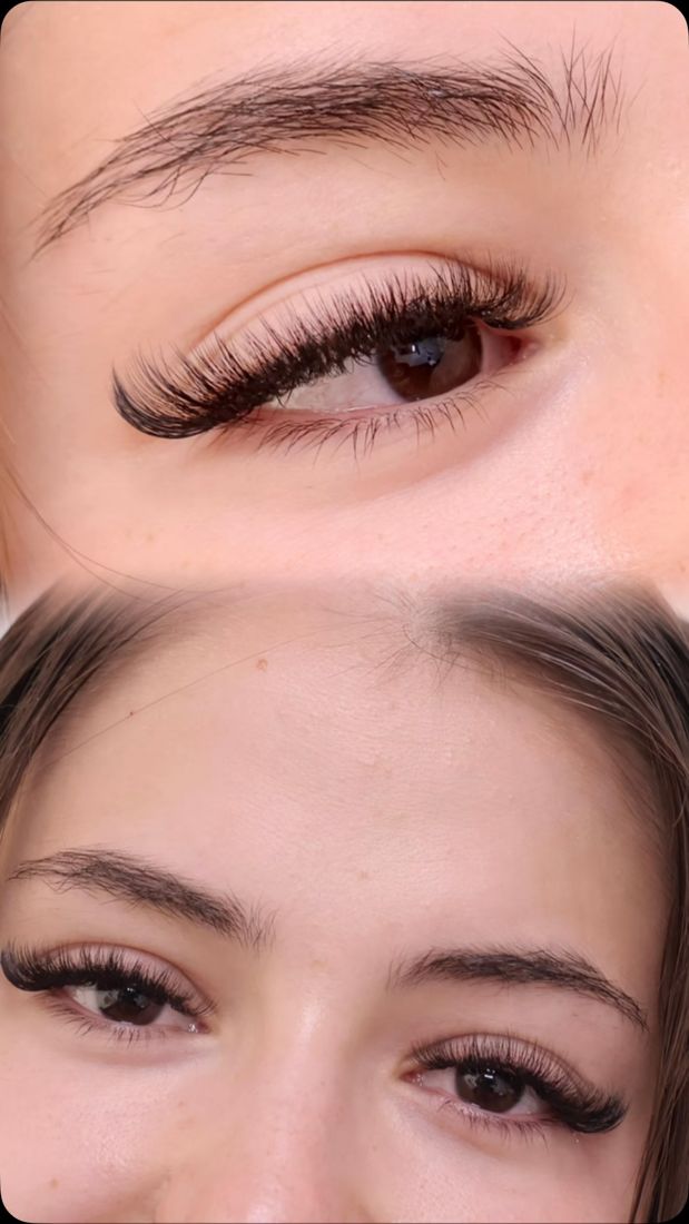Wimpernverlängerung mit Volumen